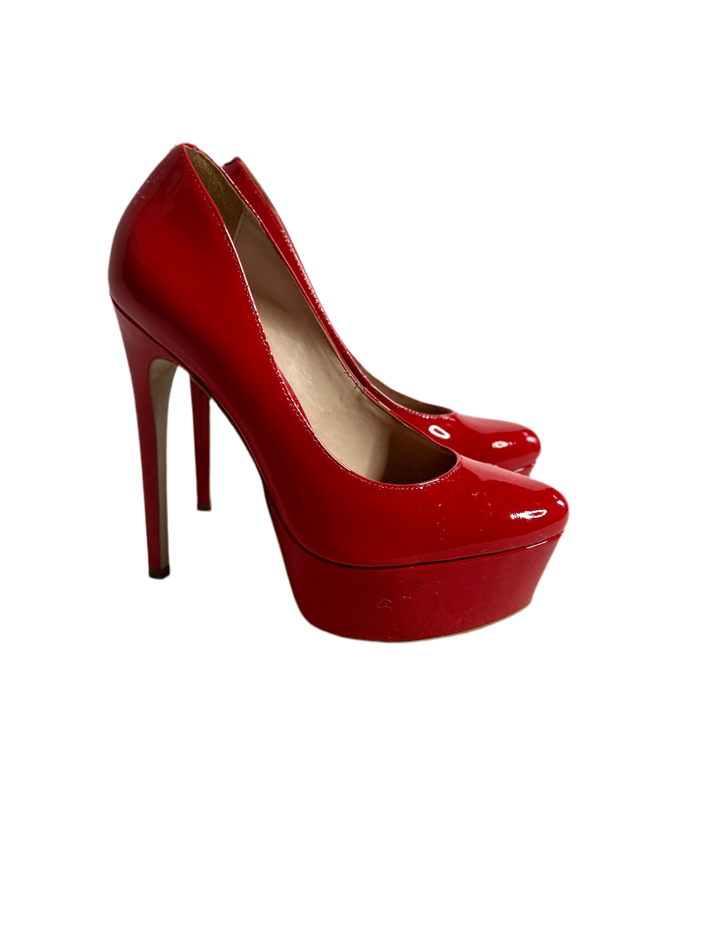 Buty - czerwone szpilki